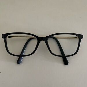 Michael Kors black and gold eyeglass frames